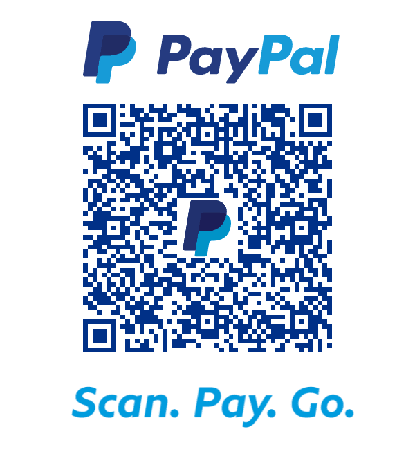 PayPal donation QR code